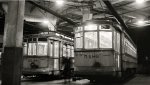 Trolley barn.